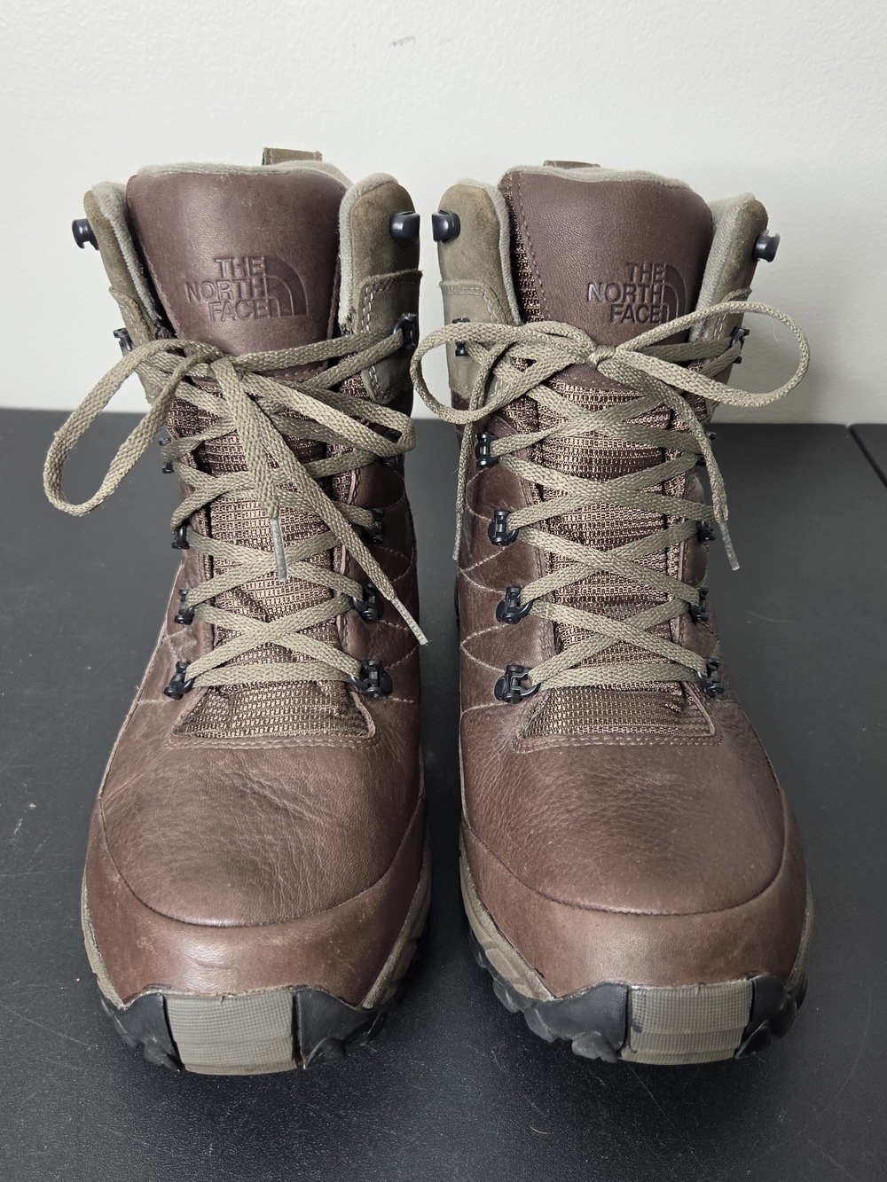 The North Face Men's Brown Chilkat V Lace Up Waterproof Snow Boot